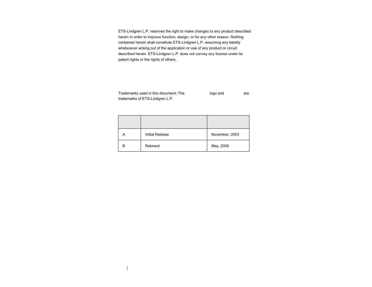ETS-Lindgren 3149 Hybrid Log Periodic and Bowtie (BiConiLog) User Manual | Page 2 / 33