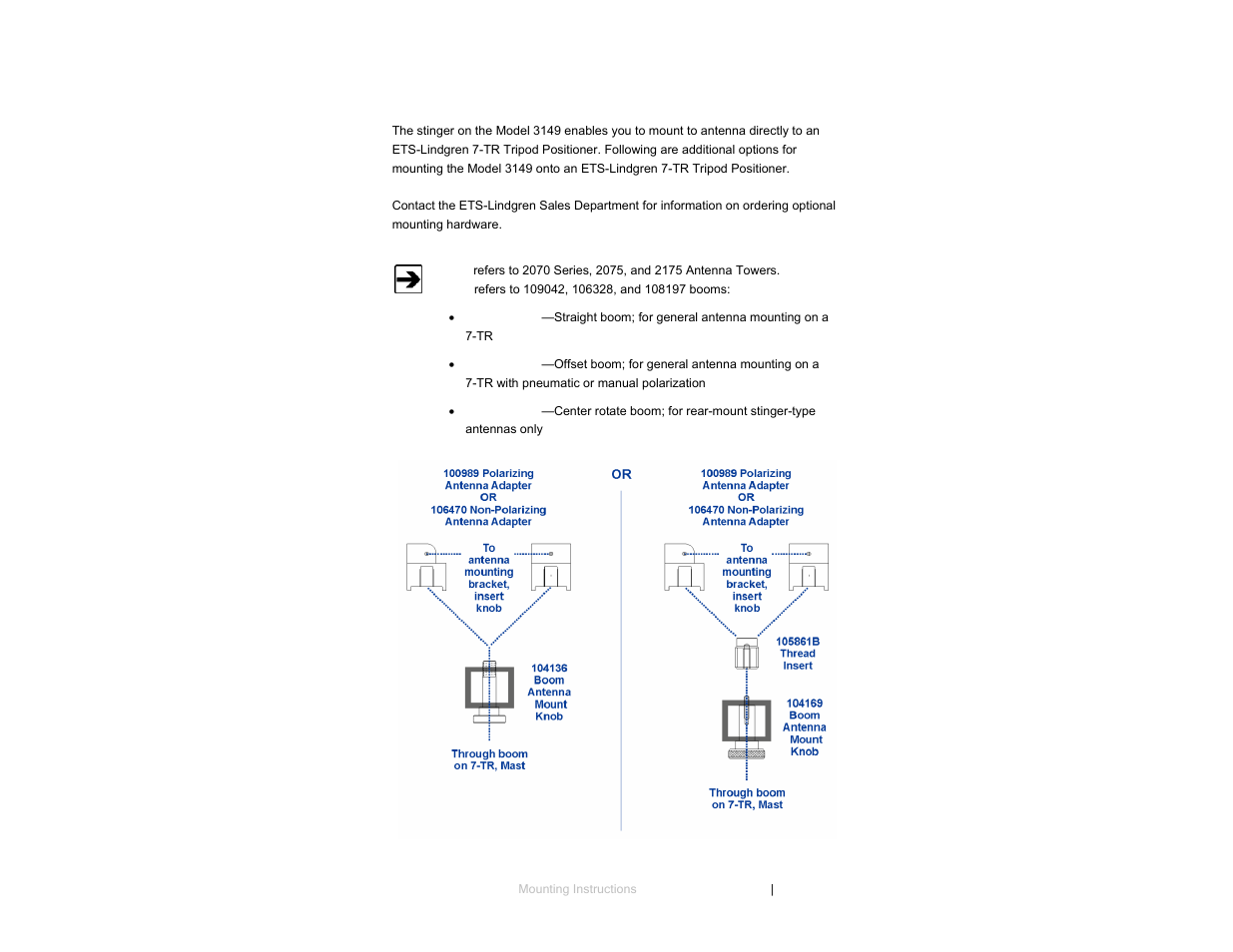 ETS-Lindgren 3149 Hybrid Log Periodic and Bowtie (BiConiLog) User Manual | Page 21 / 33