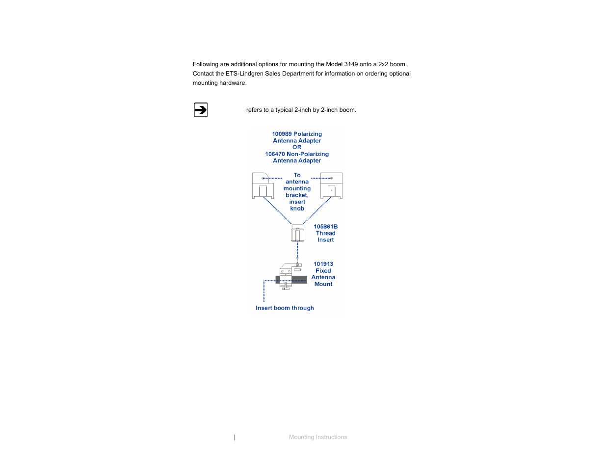 ETS-Lindgren 3149 Hybrid Log Periodic and Bowtie (BiConiLog) User Manual | Page 22 / 33