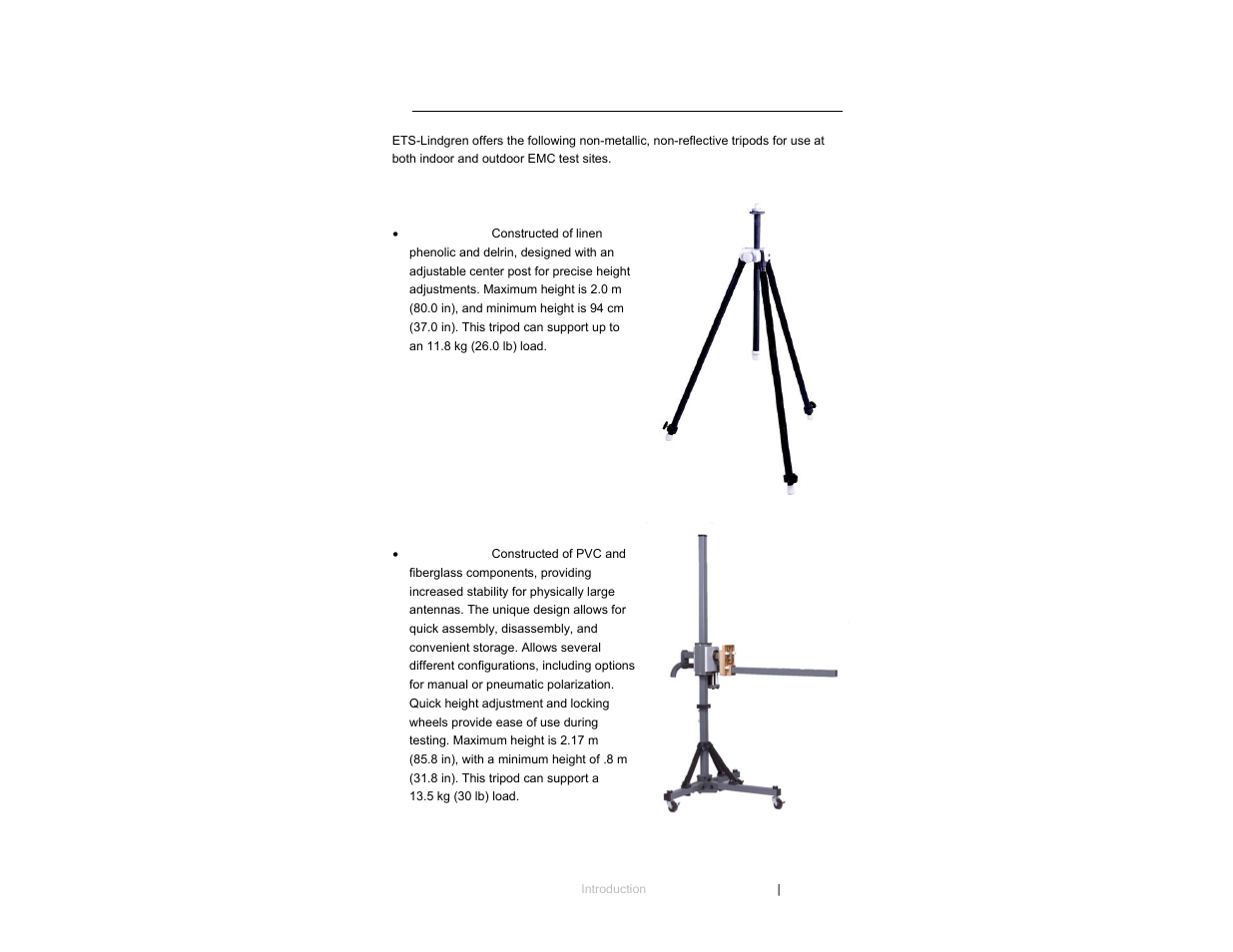 ETS-Lindgren 3149 Hybrid Log Periodic and Bowtie (BiConiLog) User Manual | Page 9 / 33
