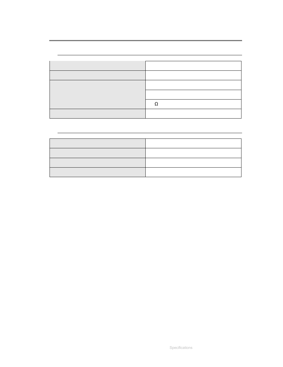 0 specifications, Electrical specifications, Physical specifications | ETS-Lindgren 3150B Dual Stacked LPDA Antenna User Manual | Page 13 / 45
