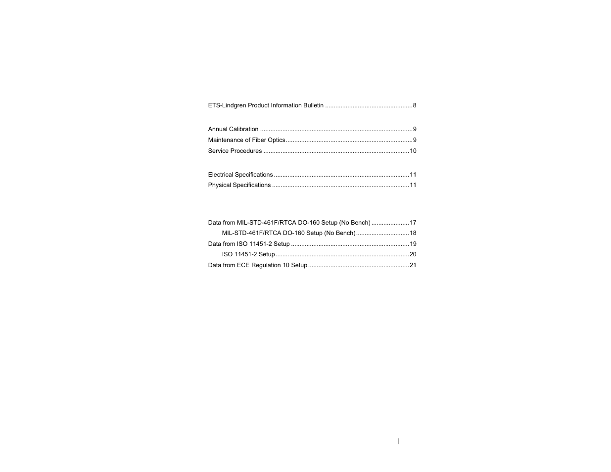 ETS-Lindgren 3158 Biconical Antenna User Manual | Page 3 / 23