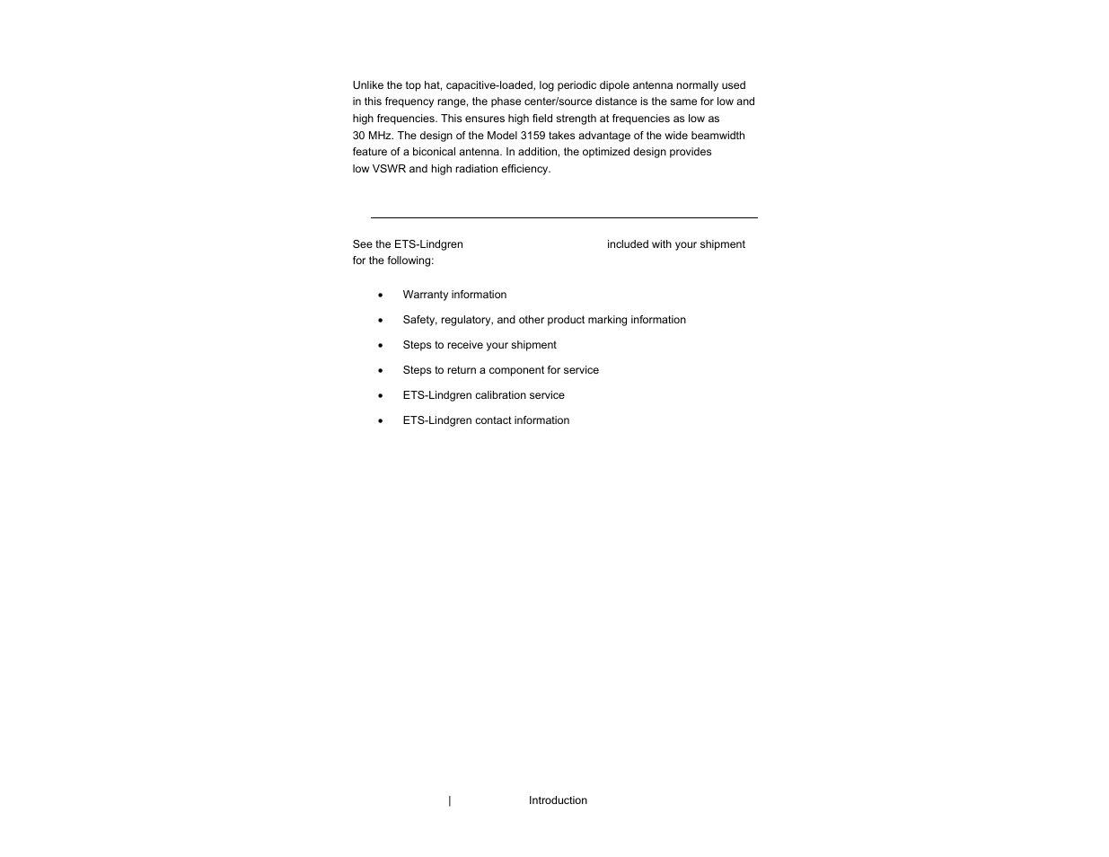 ETS-Lindgren 3159 Biconical Antenna User Manual | Page 8 / 19