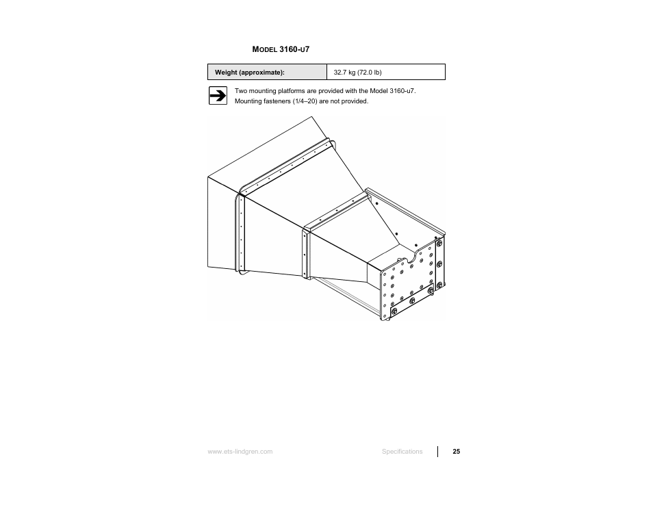 ETS-Lindgren 3160 Pyramidal Standard Gain Antenna User Manual | Page 25 / 90