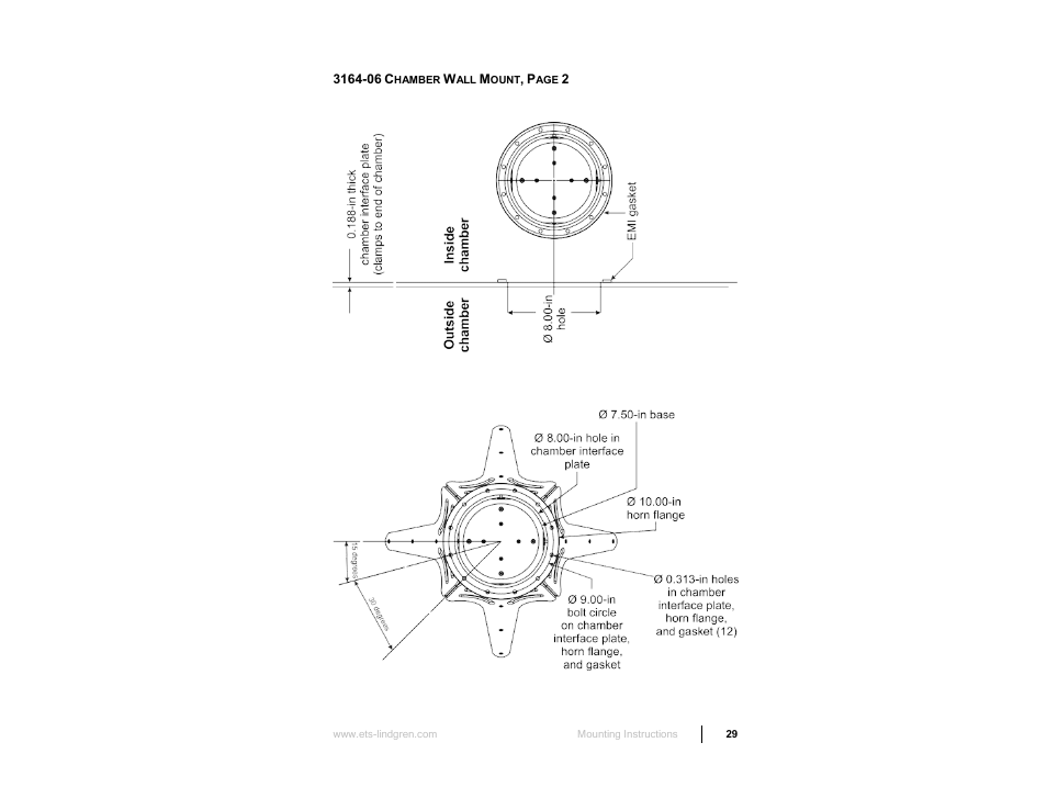 ETS-Lindgren 3164-10 Open Boundary Quad-Ridged Horn User Manual | Page 29 / 115