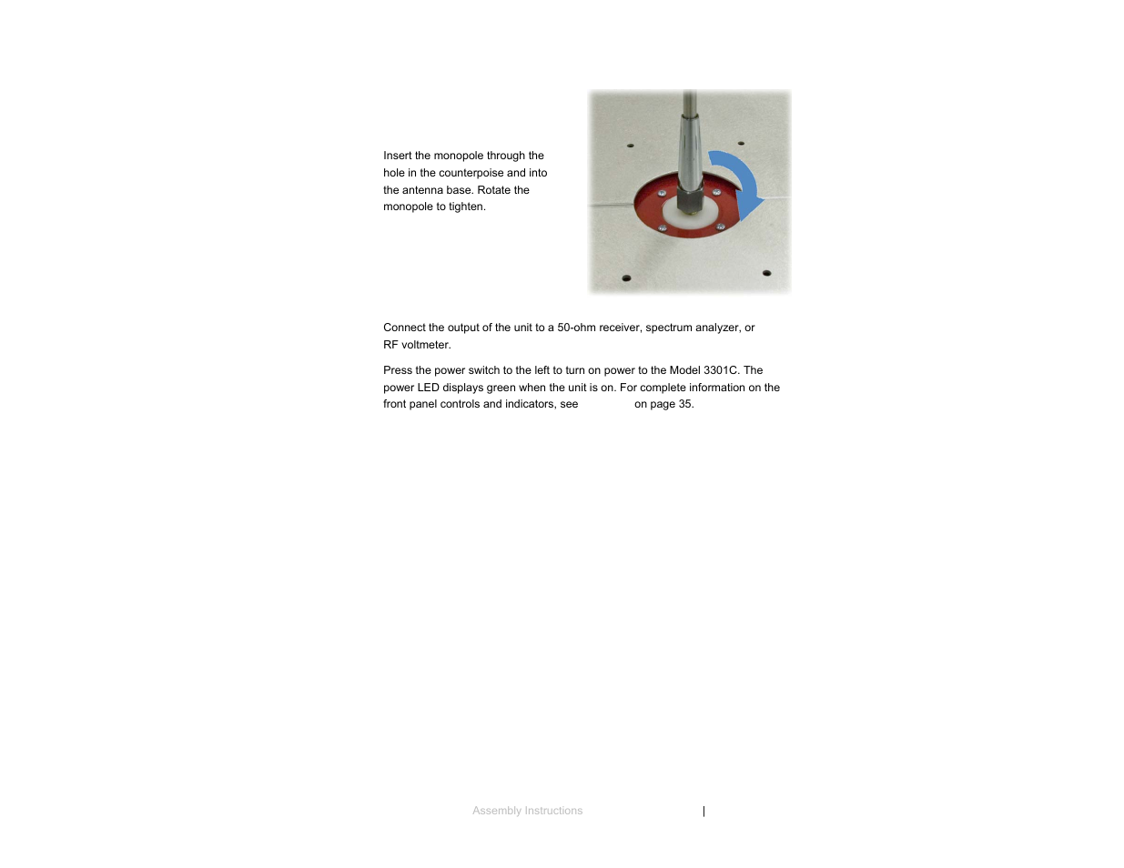 ETS-Lindgren 3301C Active Monopole User Manual | Page 27 / 62