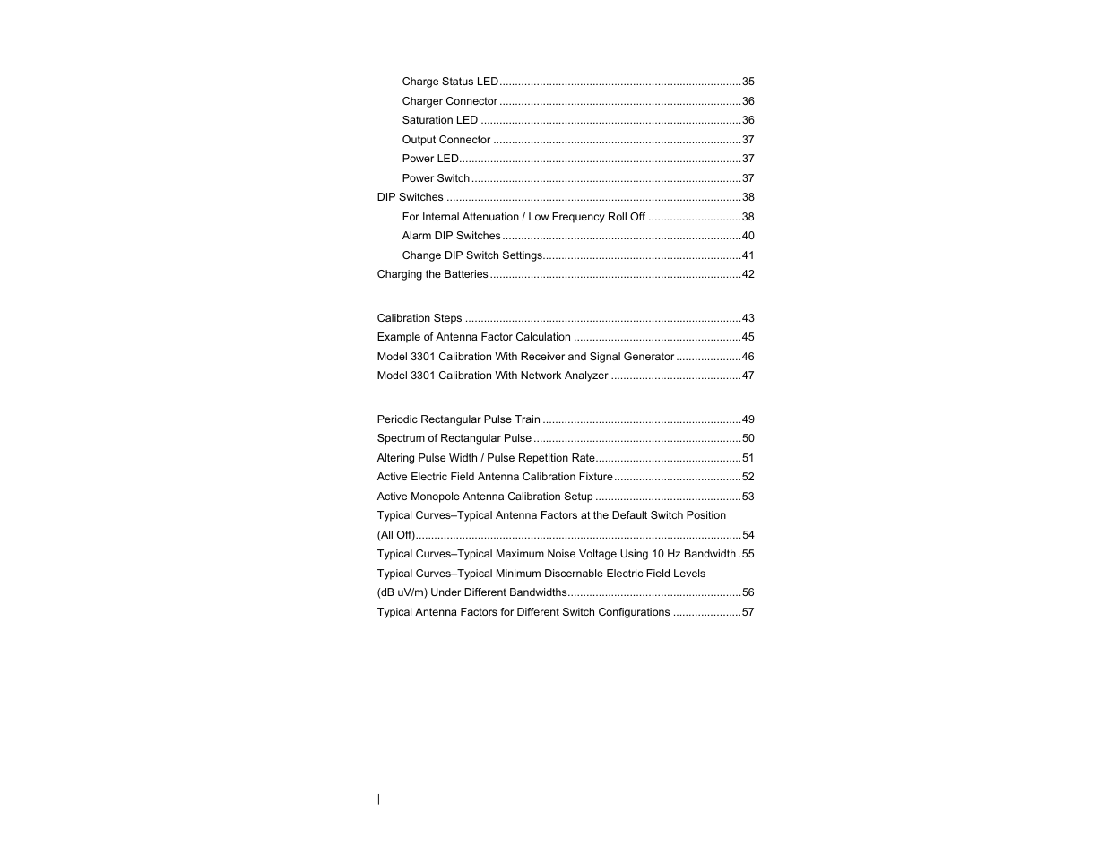 ETS-Lindgren 3301C Active Monopole User Manual | Page 4 / 62