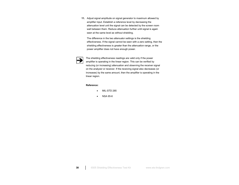 ETS-Lindgren 6512 Shielded Loop Antenna User Manual | Page 38 / 44