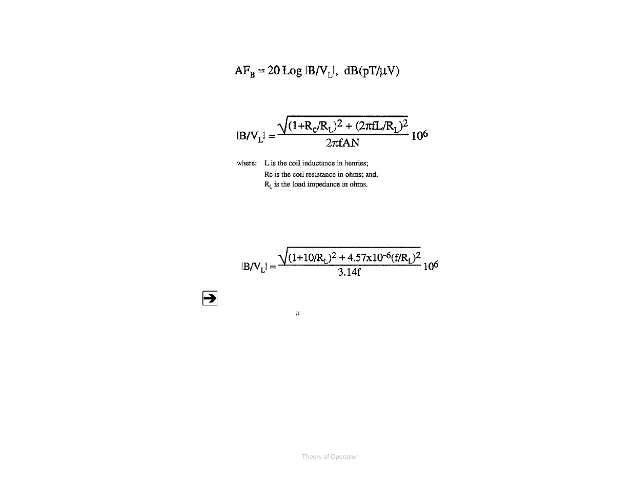 Equation (3), Equation (4), Equation (5) | ETS-Lindgren 7604 Shielded Coil Antenna User Manual | Page 18 / 26