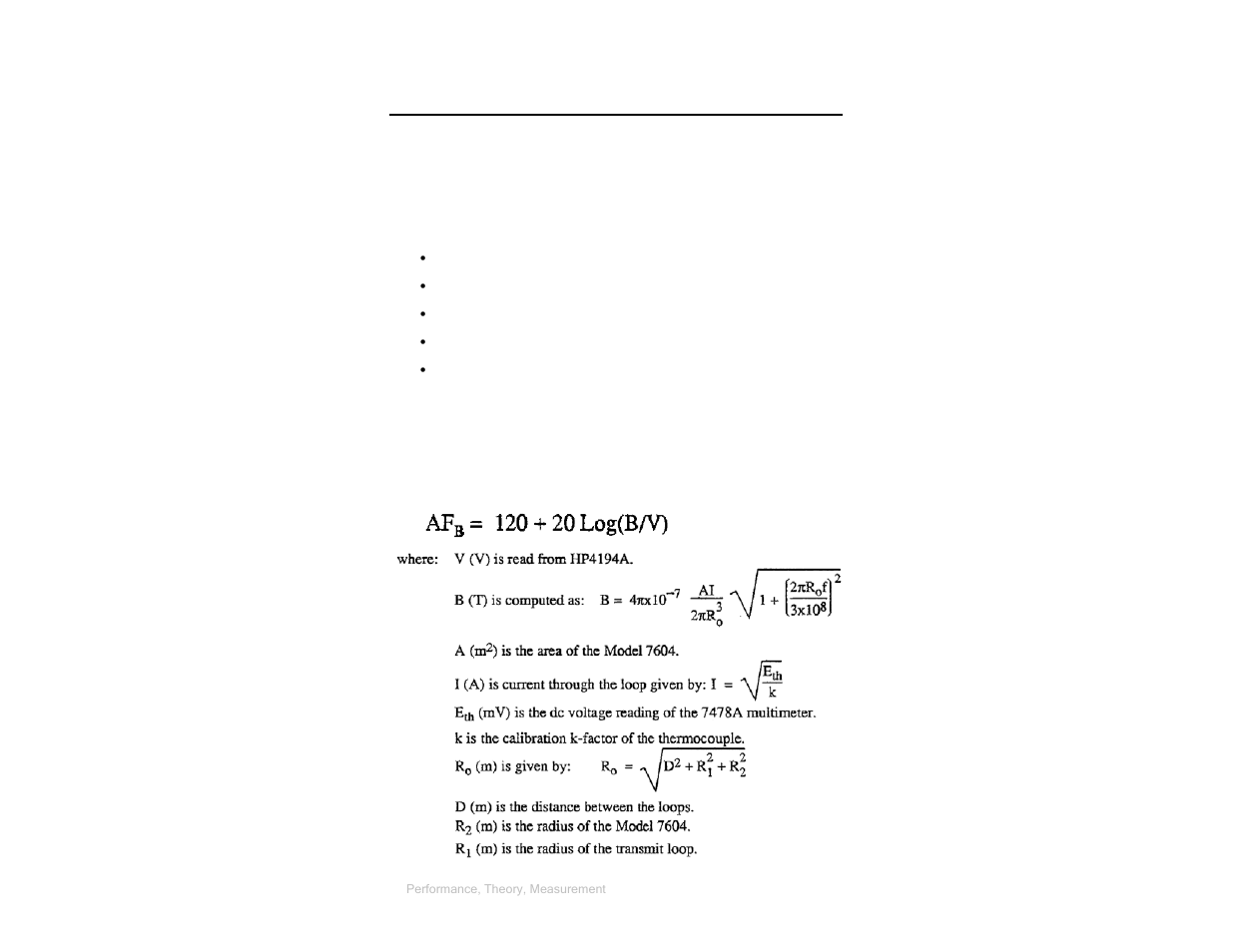 Appendix d: performance, theory, measurement | ETS-Lindgren 7604 Shielded Coil Antenna User Manual | Page 25 / 26