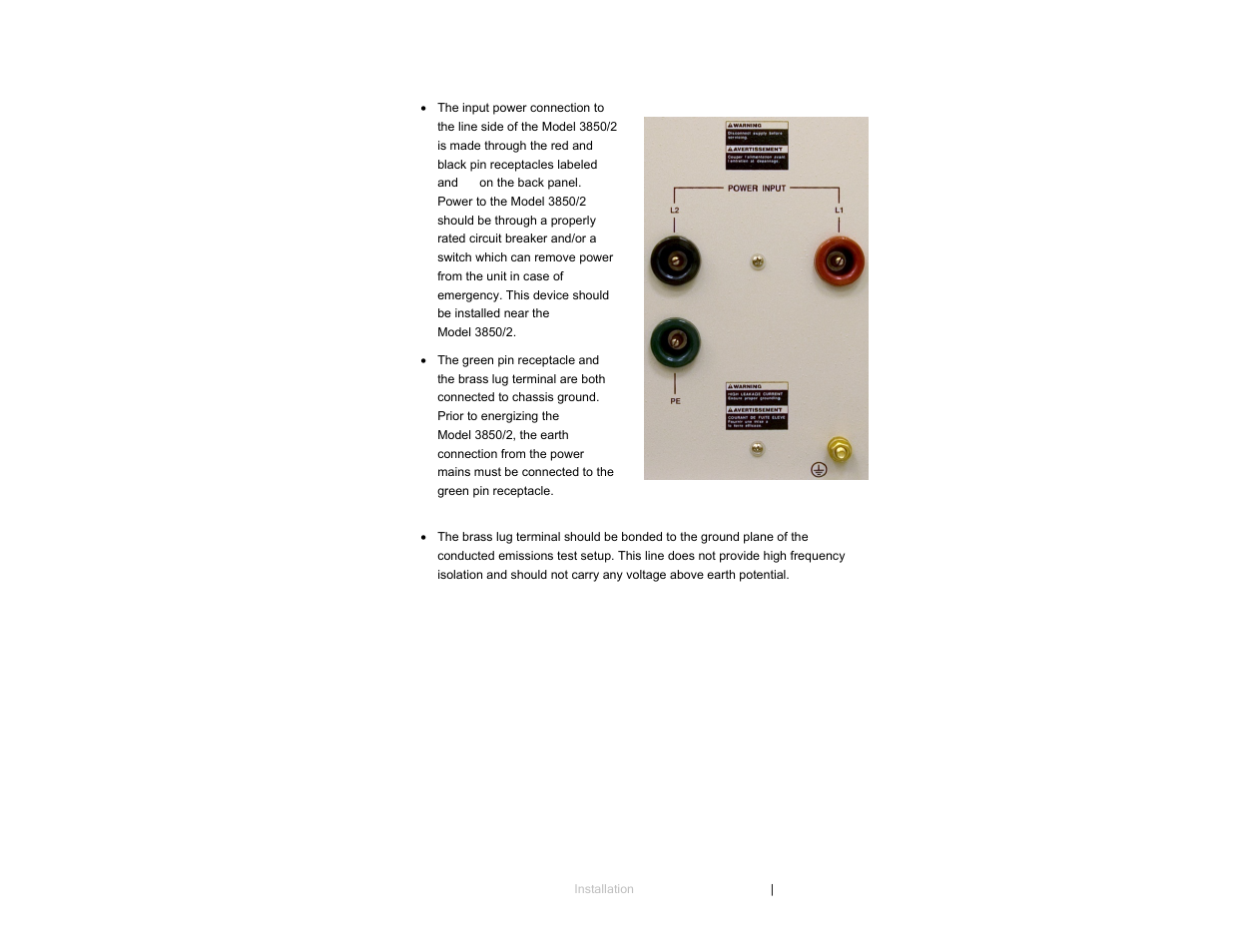 ETS-Lindgren 3850-2 LISN User Manual | Page 15 / 19