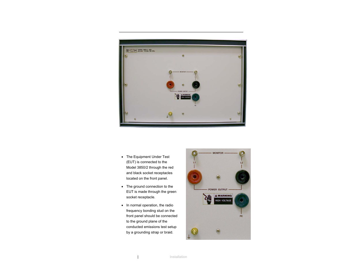 ETS-Lindgren 3850-2 LISN User Manual | Page 16 / 19