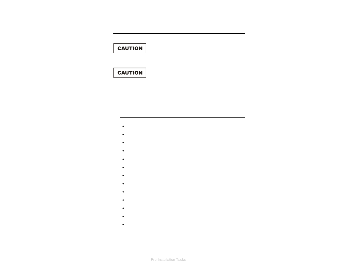 0 pre-installation tasks | ETS-Lindgren 2005 Single Axis Positioner User Manual | Page 17 / 32