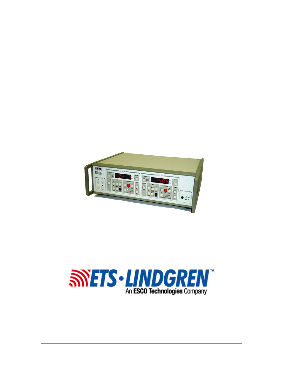 ETS-Lindgren 2090 Controller User Manual | 178 pages