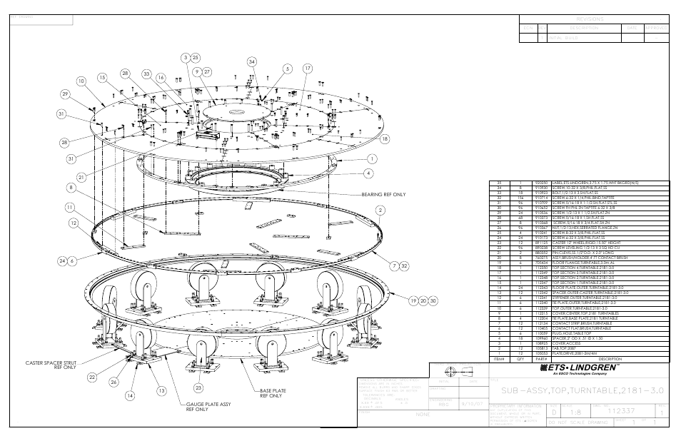 Ets lindgren | ETS-Lindgren 2181 Turntable User Manual | Page 40 / 44