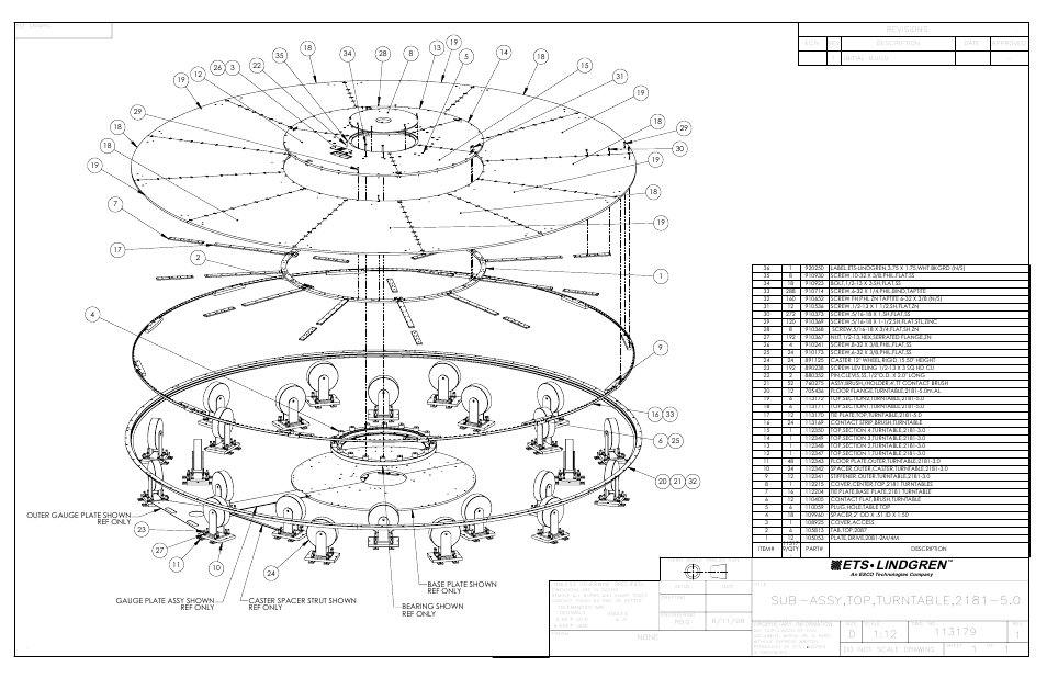 Ets lindgren | ETS-Lindgren 2181 Turntable User Manual | Page 44 / 44