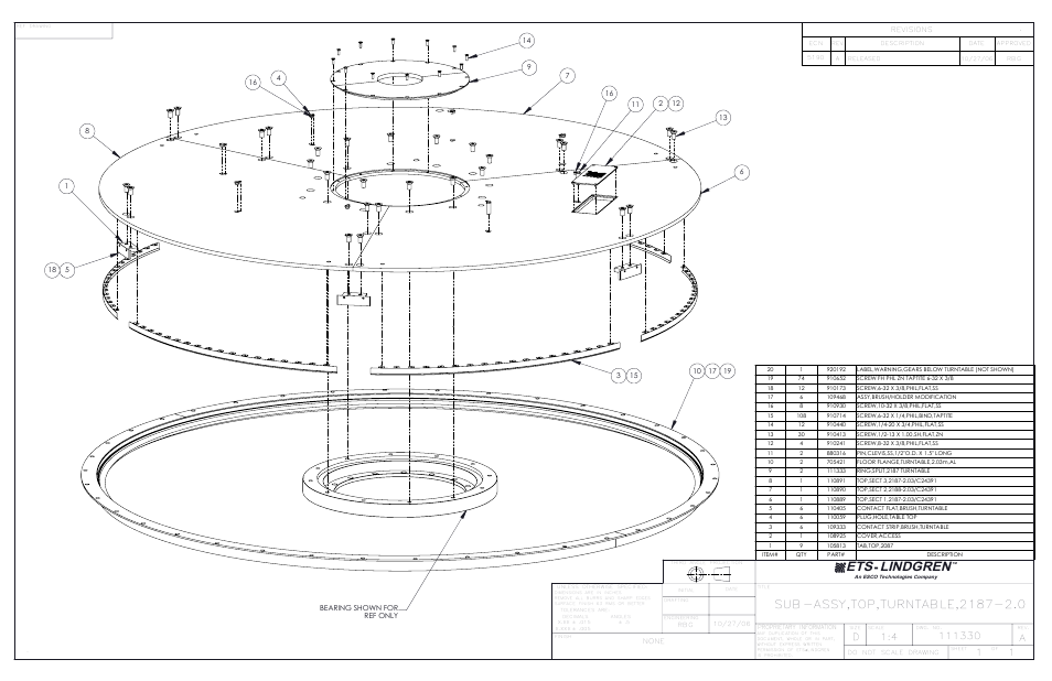 Ets lindgren | ETS-Lindgren 2187 Turntable User Manual | Page 34 / 36