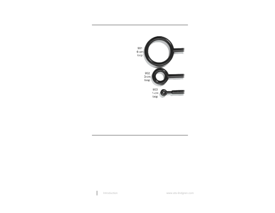 Magnetic (h) field probes, Electric (e) field probes | ETS-Lindgren 7405 E & H Near Field Probe Set User Manual | Page 8 / 51