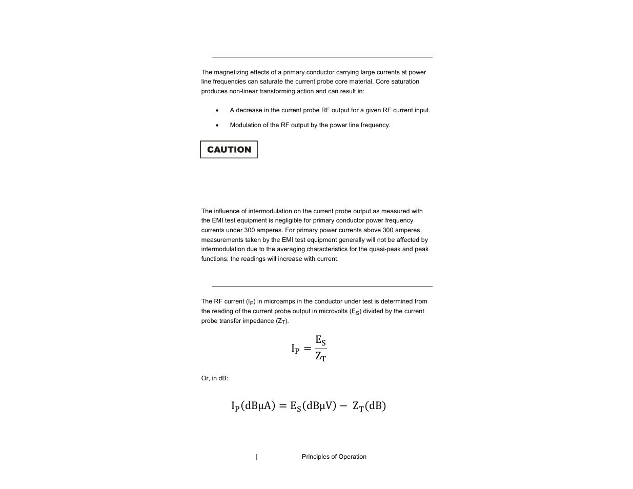 Dbμa e, Dbμv z | ETS-Lindgren 94606-6 Current Probe User Manual | Page 34 / 57