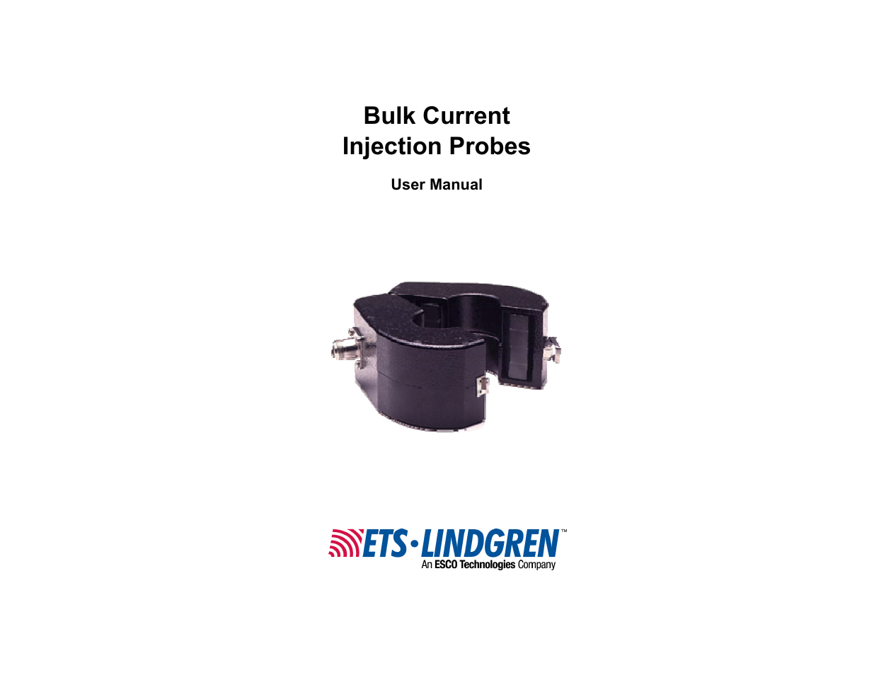 ETS-Lindgren 95242-1 Injection Probes User Manual | 27 pages