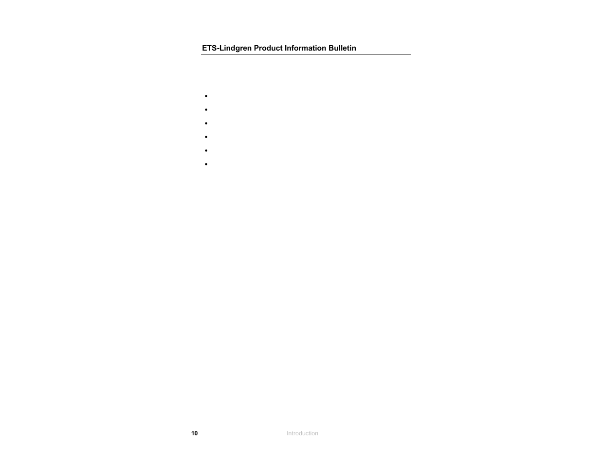 Etslindgren product information bulletin, Ets-lindgren product information bulletin | ETS-Lindgren 95242-1 Injection Probes User Manual | Page 10 / 27