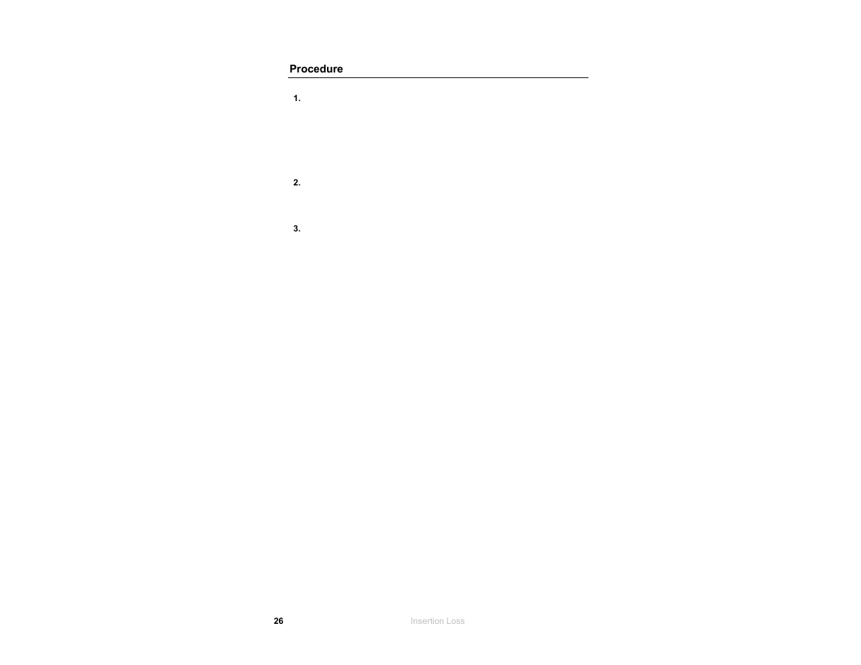 Procedure | ETS-Lindgren 95242-1 Injection Probes User Manual | Page 26 / 27