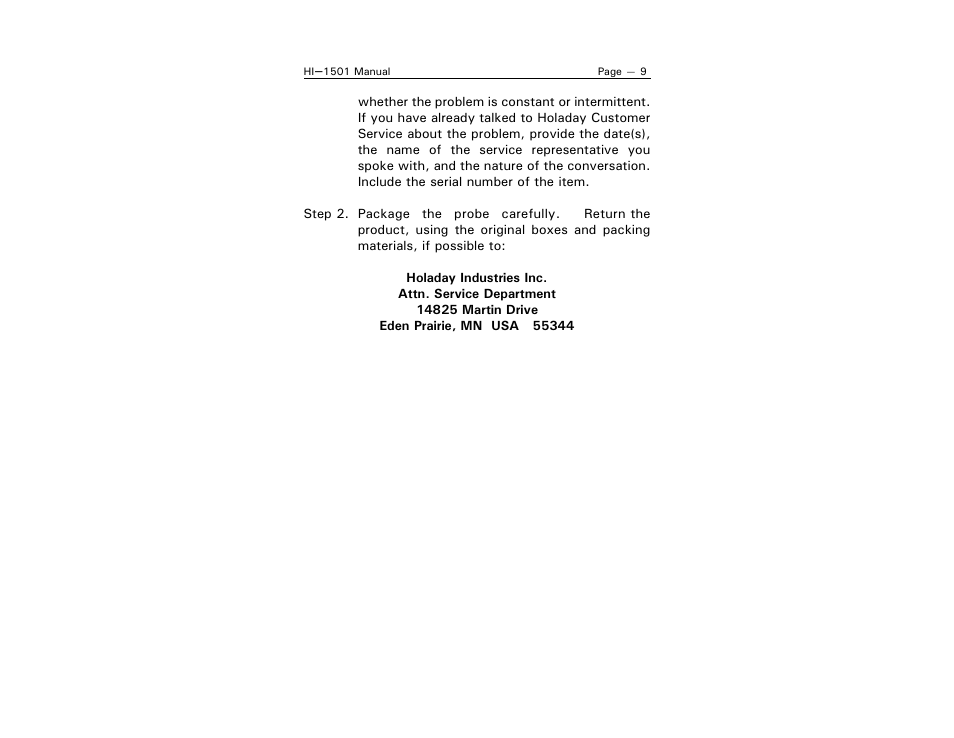 ETS-Lindgren HI-1501 Microwave Oven Survey Meter User Manual | Page 17 / 28