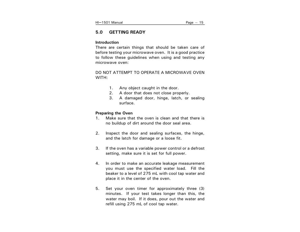ETS-Lindgren HI-1501 Microwave Oven Survey Meter User Manual | Page 23 / 28