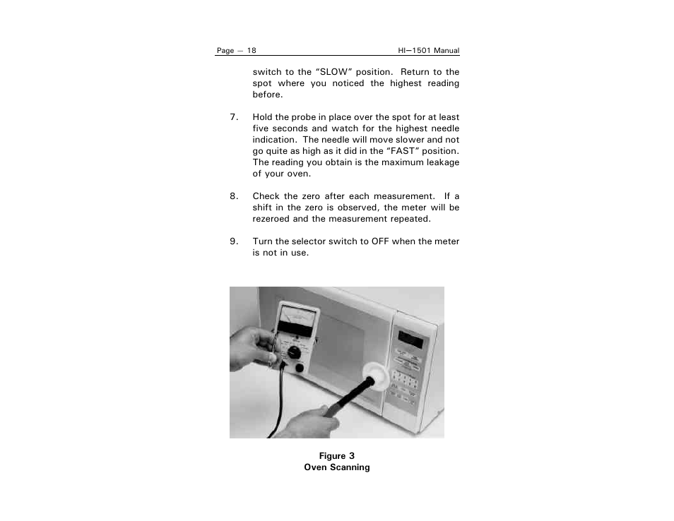 ETS-Lindgren HI-1501 Microwave Oven Survey Meter User Manual | Page 26 / 28