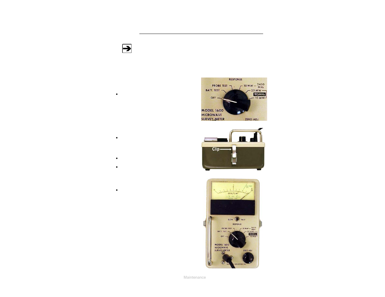 ETS-Lindgren HI-1600 Microwave Oven Survey Meter User Manual | Page 10 / 26