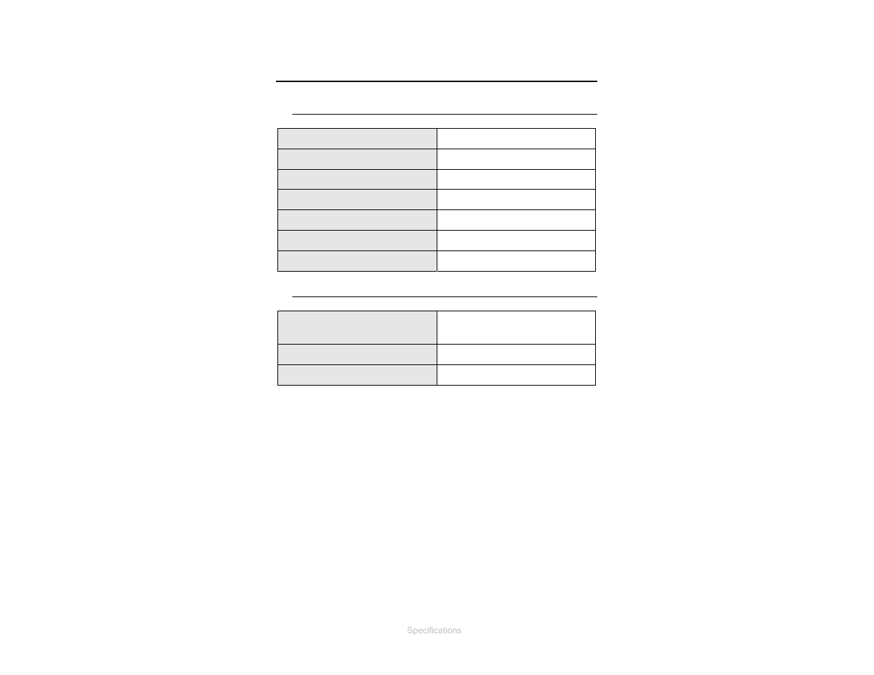 0 specifications | ETS-Lindgren HI-1600 Microwave Oven Survey Meter User Manual | Page 13 / 26