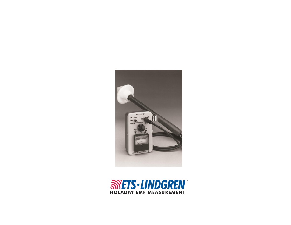 ETS-Lindgren HI-1801 Microwave Oven Survey Meter User Manual | 24 pages