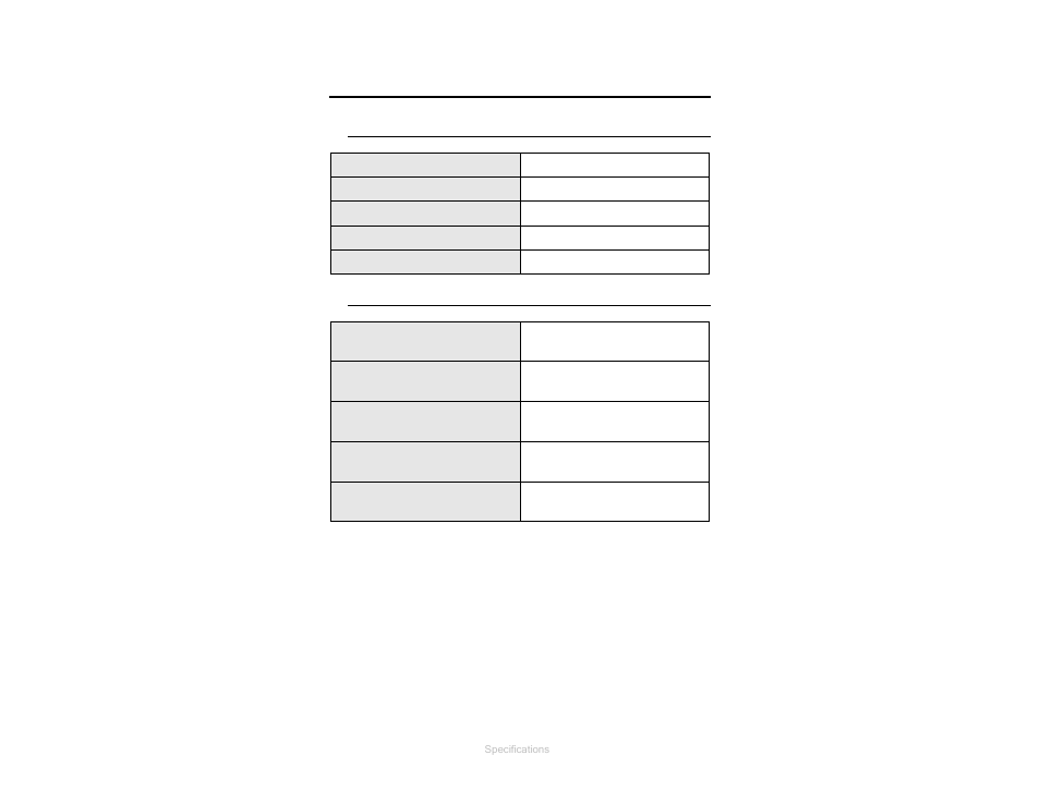 0 specifications, Electrical specifications, Physical specifications | ETS-Lindgren HI-1801 Microwave Oven Survey Meter User Manual | Page 13 / 24