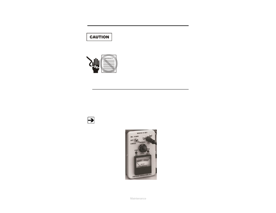0 maintenance, Maintenance recommendations, Battery replacement | ETS-Lindgren HI-1801 Microwave Oven Survey Meter User Manual | Page 9 / 24