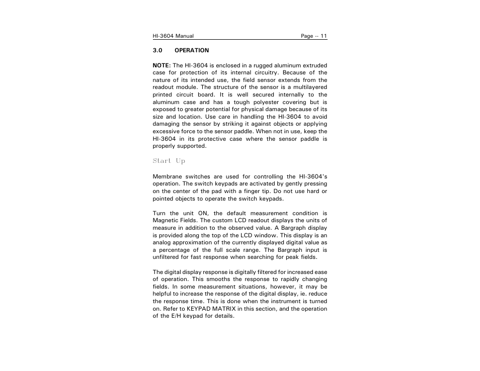ETS-Lindgren HI-3604 ELF Survey Meter User Manual | Page 19 / 44