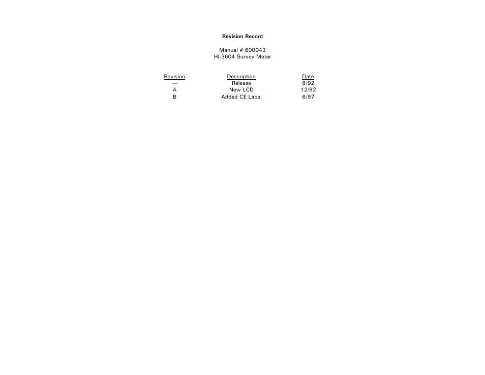 ETS-Lindgren HI-3604 ELF Survey Meter User Manual | Page 3 / 44