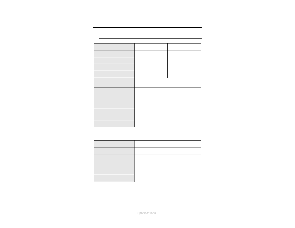 0 specifications | ETS-Lindgren HI-3624(A) Survey Meter User Manual | Page 11 / 22