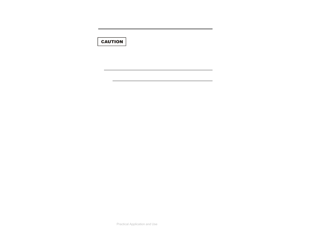 0 practical application and use | ETS-Lindgren HI-3624(A) Survey Meter User Manual | Page 13 / 22