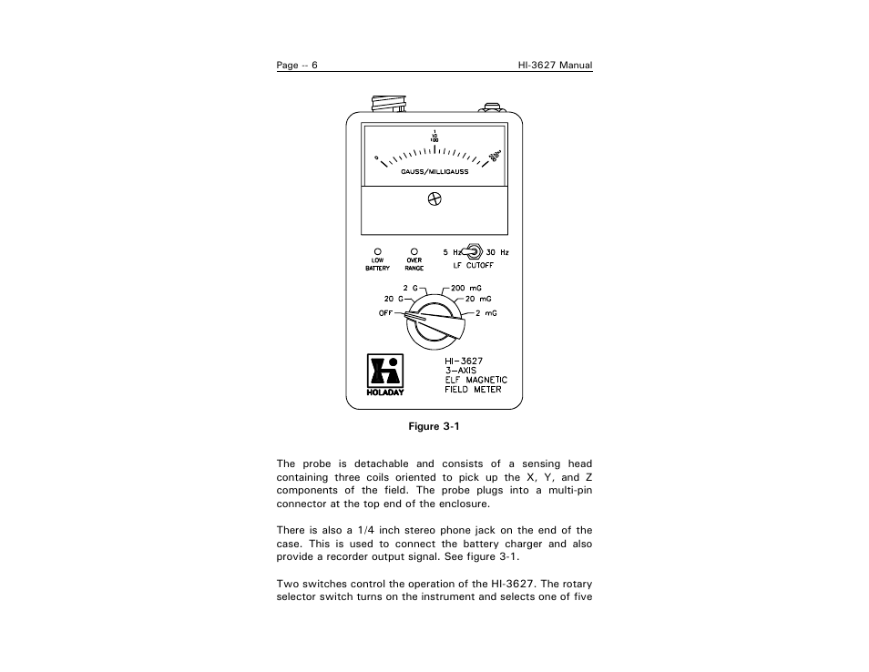 ETS-Lindgren HI-3627 ELF Magnetic Field Meter User Manual | Page 14 / 36