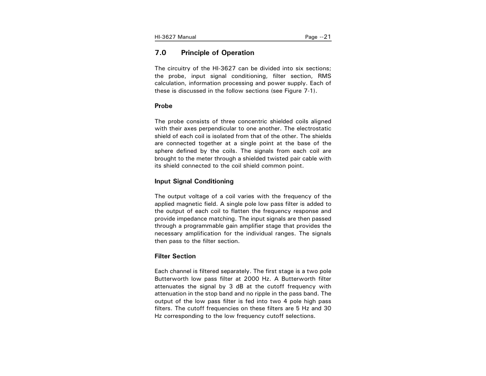 ETS-Lindgren HI-3627 ELF Magnetic Field Meter User Manual | Page 29 / 36