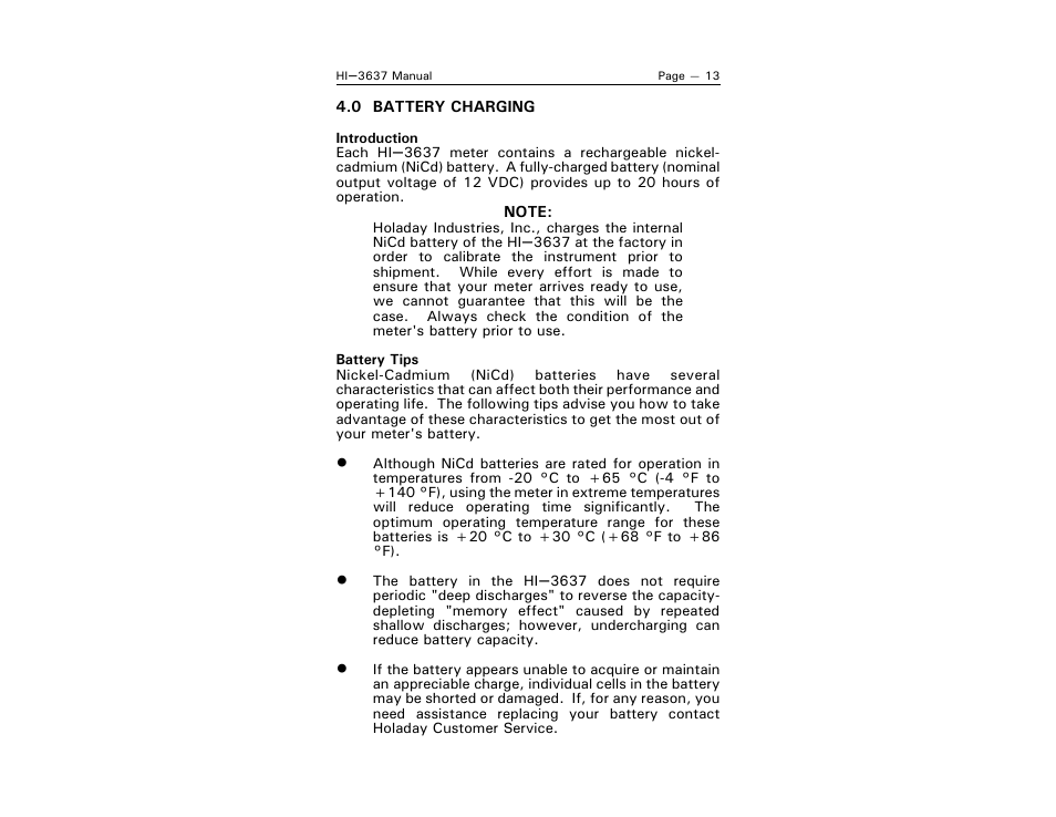 ETS-Lindgren HI-3637 VLF Magnetic Field Meter User Manual | Page 21 / 48