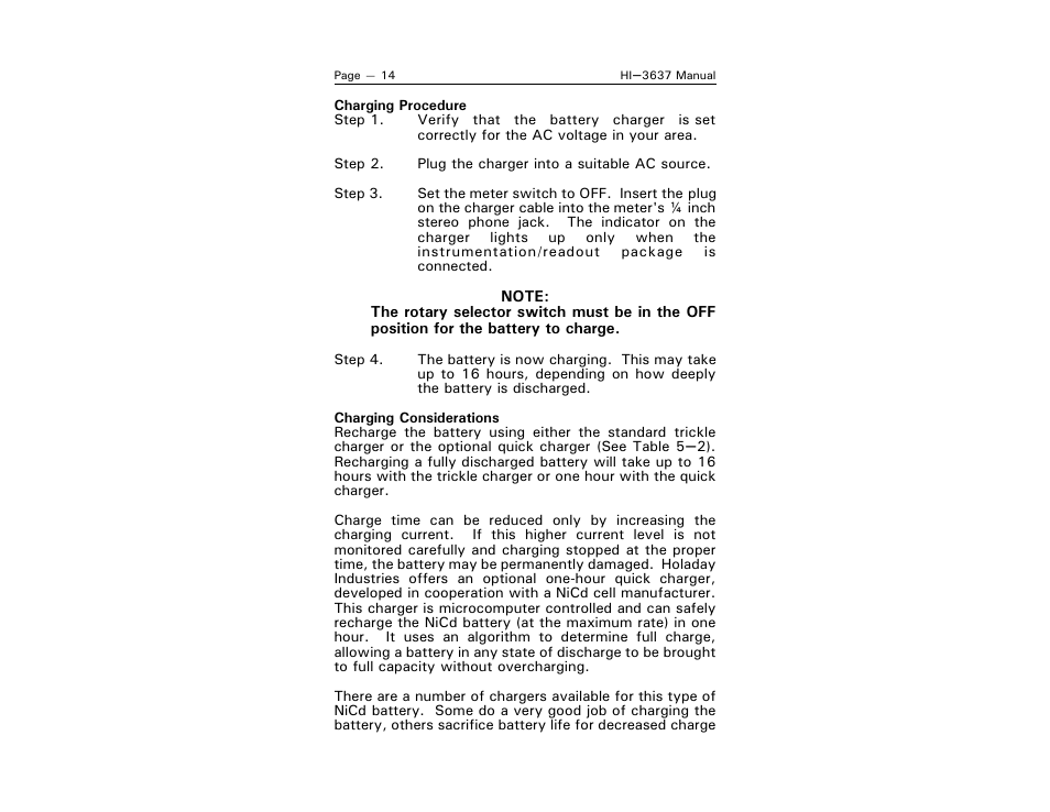 ETS-Lindgren HI-3637 VLF Magnetic Field Meter User Manual | Page 22 / 48