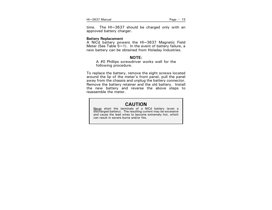 ETS-Lindgren HI-3637 VLF Magnetic Field Meter User Manual | Page 23 / 48