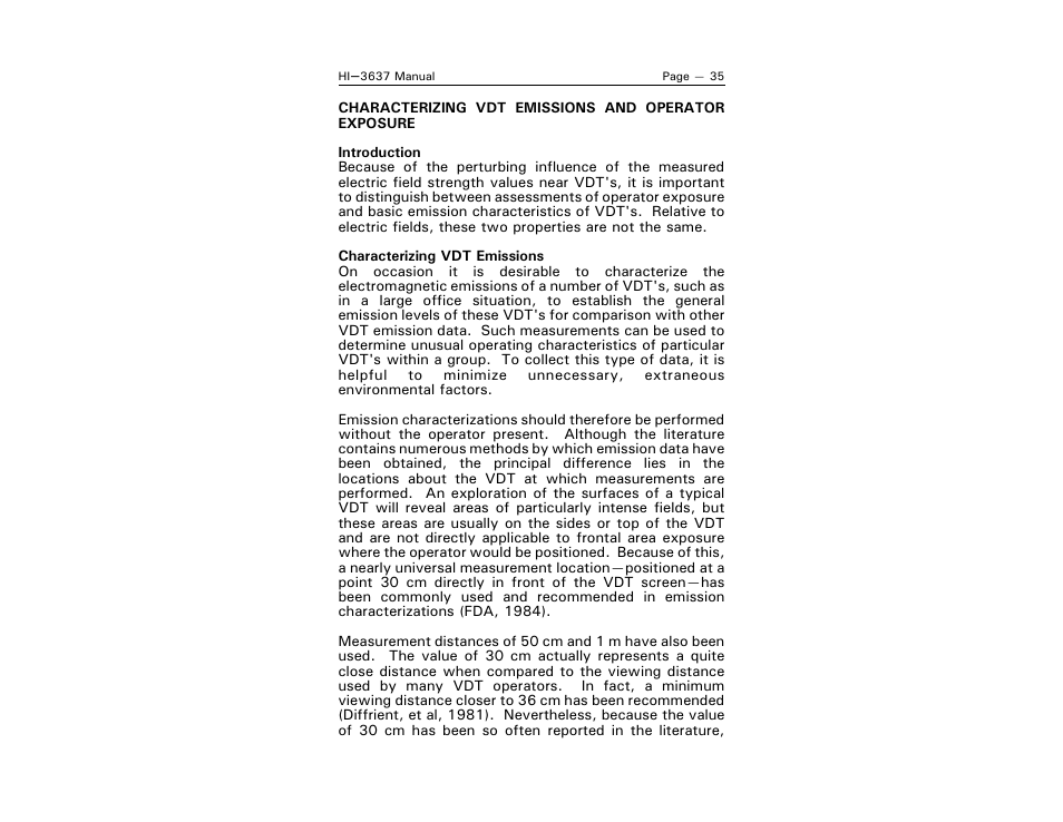 ETS-Lindgren HI-3637 VLF Magnetic Field Meter User Manual | Page 43 / 48