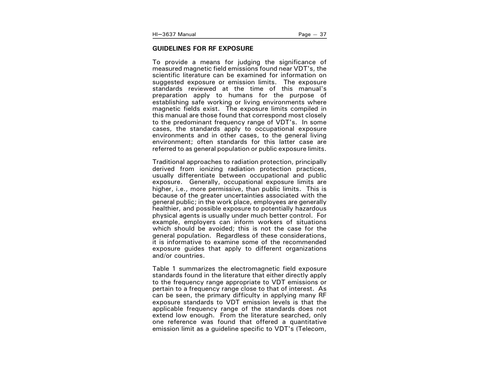 ETS-Lindgren HI-3637 VLF Magnetic Field Meter User Manual | Page 45 / 48