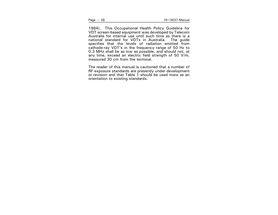 ETS-Lindgren HI-3637 VLF Magnetic Field Meter User Manual | Page 46 / 48