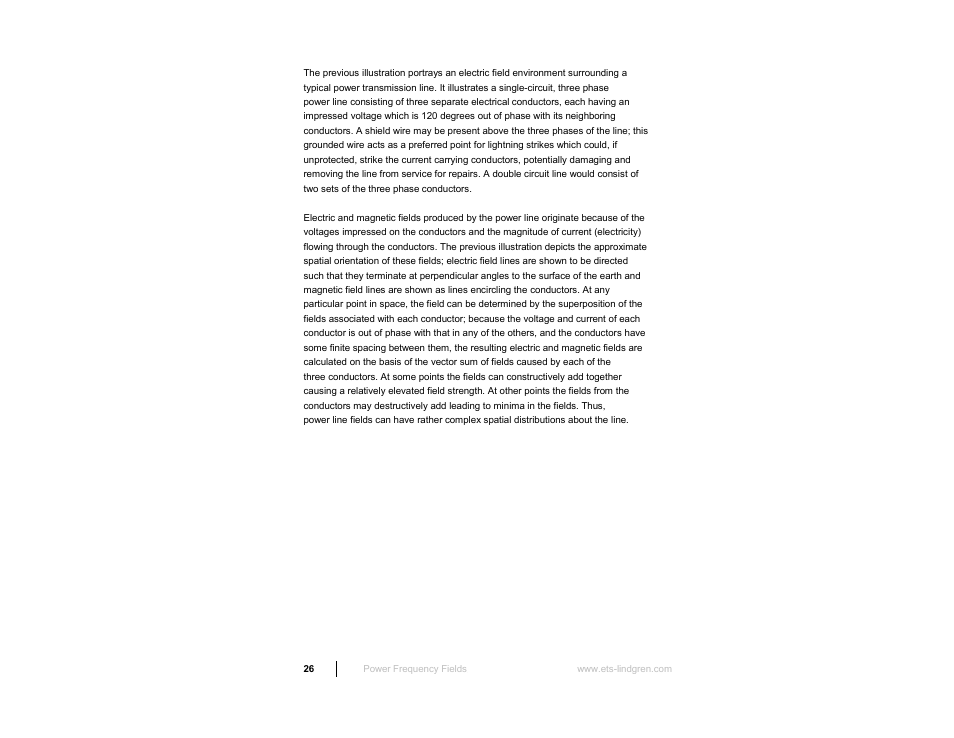 ETS-Lindgren HI-3638 ELV/VLF Electric Field Meter User Manual | Page 26 / 41