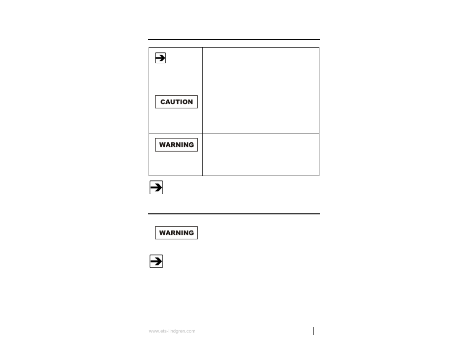 Notes, cautions, and warnings, General safety considerations | ETS-Lindgren HI-4416 Numeric EMF Readout Unit User Manual | Page 7 / 38