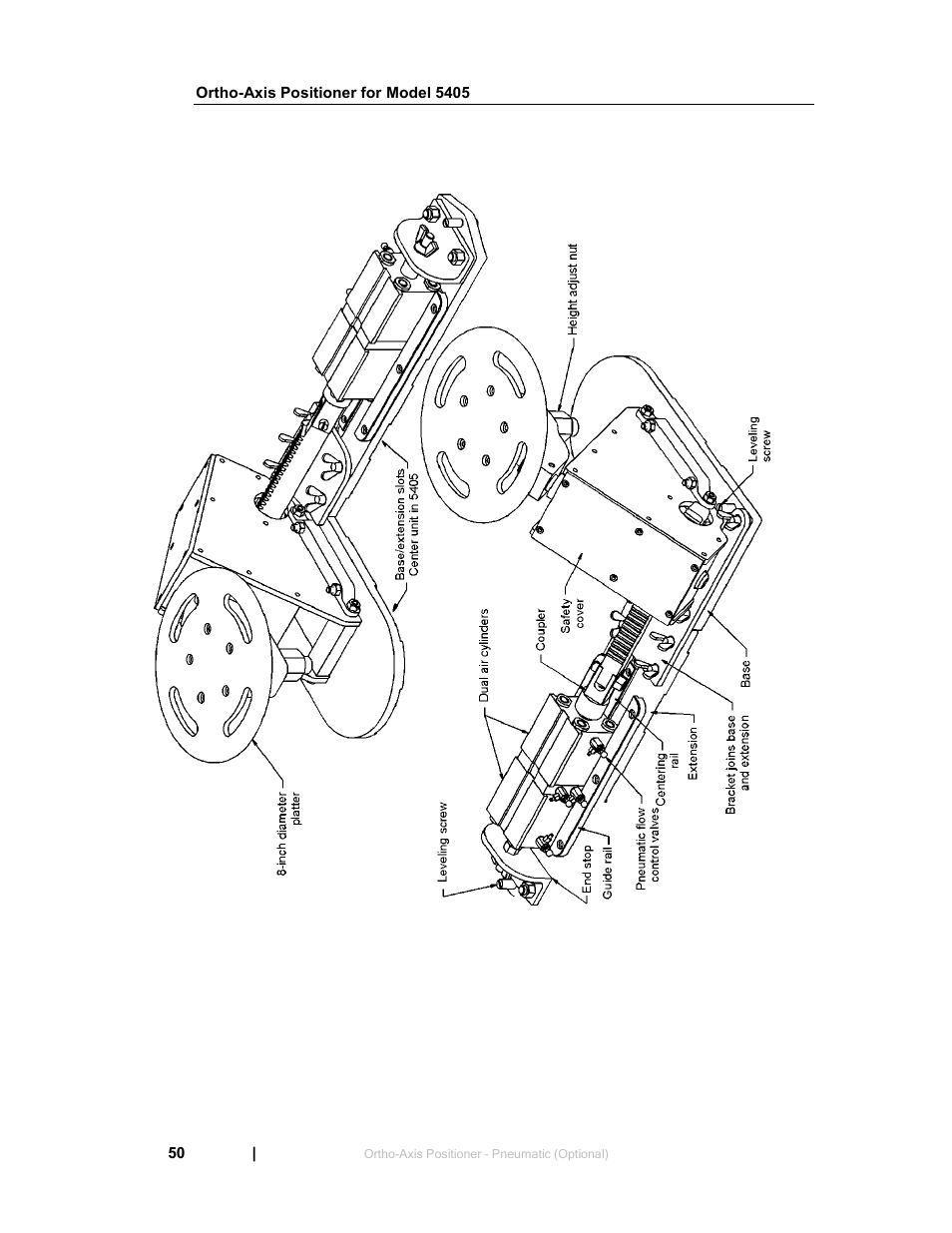 Ortho-axis positioner for model 5405 | ETS-Lindgren 5411 GTEM! Test Cell User Manual | Page 50 / 91