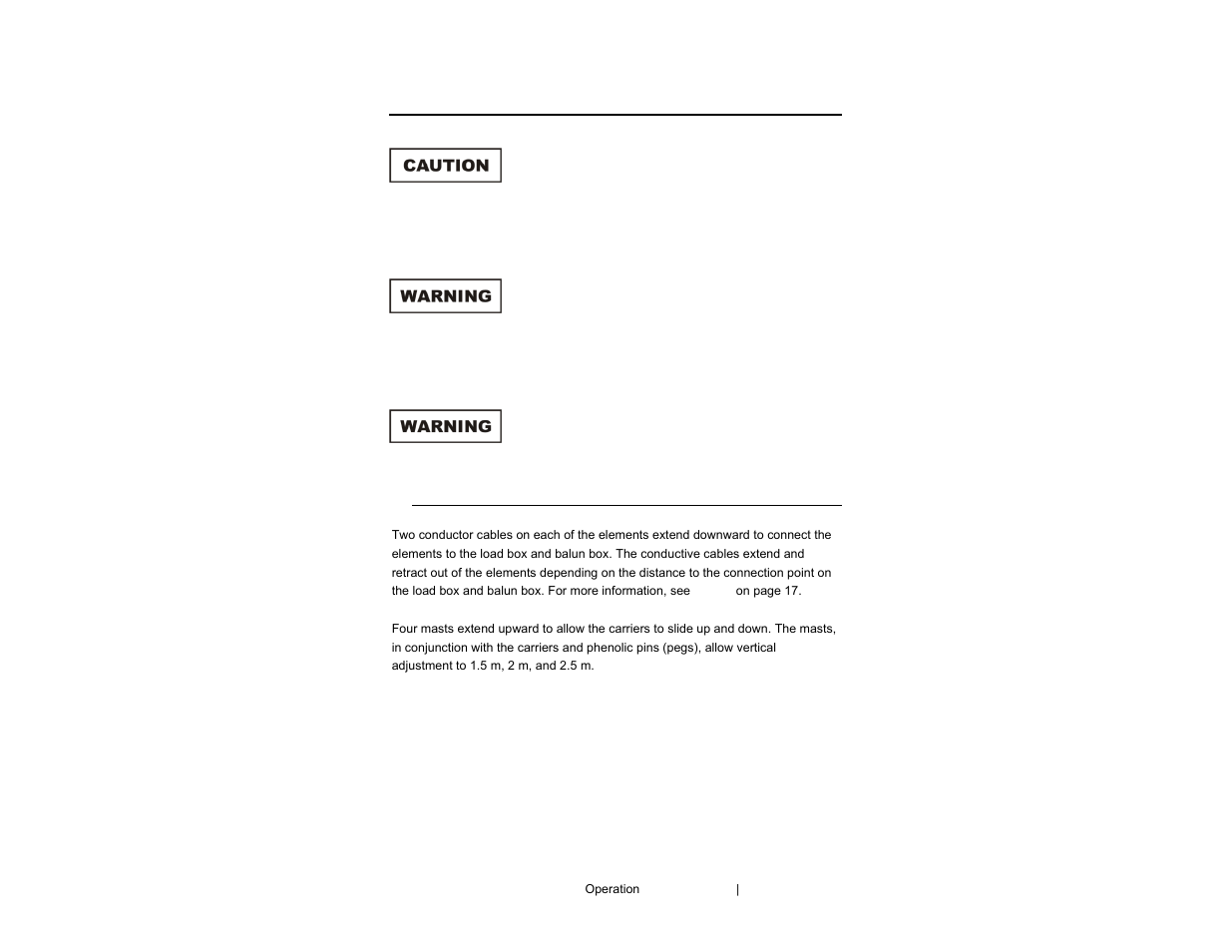 0 operation | ETS-Lindgren 5503 Electric Field Generator User Manual | Page 19 / 40